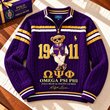 Premium Varsity Cable-Knit Quarter-Zip Sweater ALK YPT OPP 3010261