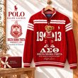 Premium Varsity Cable-Knit Quarter-Zip Sweater ALK YPT DST 3010262
