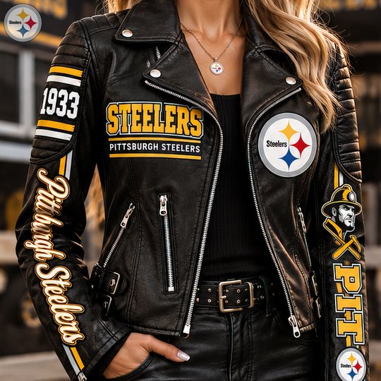 Women's Leather Moto Jacket HANNN TND PIST 1910267