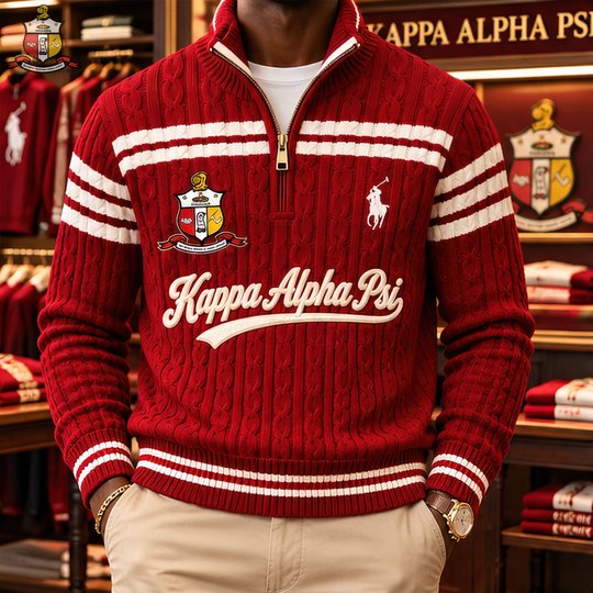 Premium Cable-Knit Quarter-Zip Sweater HANNN TND KAP 2910269