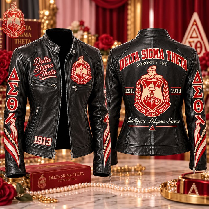 Women's Leather Biker Jacket HANNN TND DST 1910269