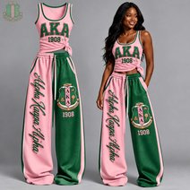 Varsity Chic TankTop Two-Piece Set HCT APT AKA 1010262