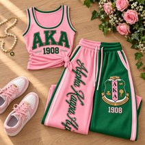 Varsity Chic TankTop Two-Piece Set HCT APT AKA 1010262