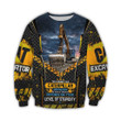 Heavy Equipment 3D All Over Printed Clothes HE40