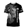 Love Beautiful Horse 3D All Over Printed Shirts HR23