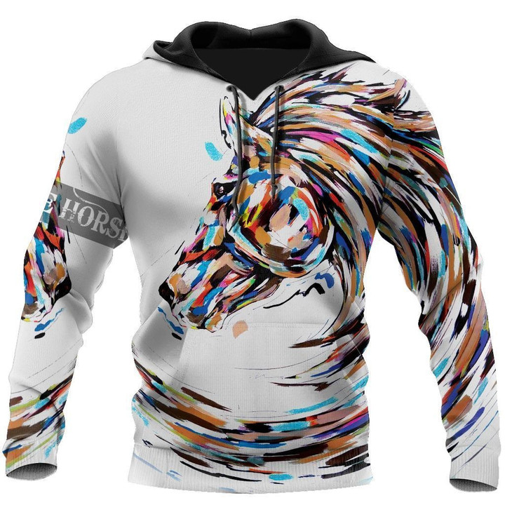 Love Beautiful Horse 3D All Over Printed Shirts HR26