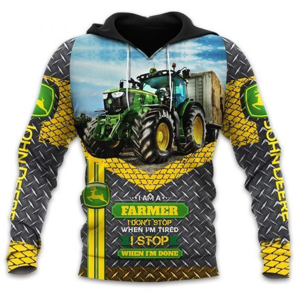 Beautiful JD Tractor 3D All Over Printed Shirts FM54