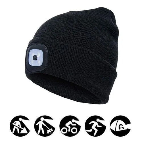 LED Knitted Winter Hat