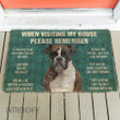 3D "Please Remember" Corgi Dog House Doormat