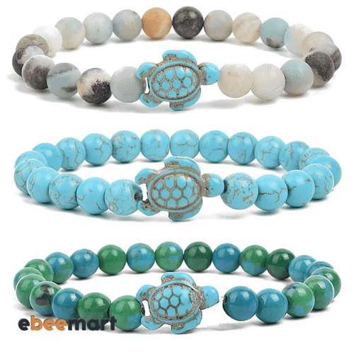 Sea Turtle Beads Bracelet