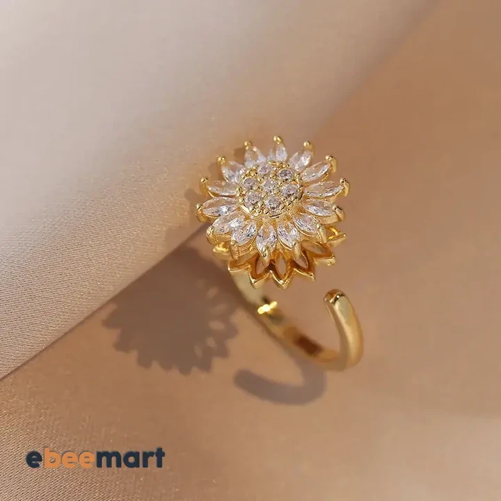 Beautiful Fashionable Sunflower Jewelry Set