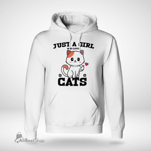 Just A Girl who loved Cats T Shirt