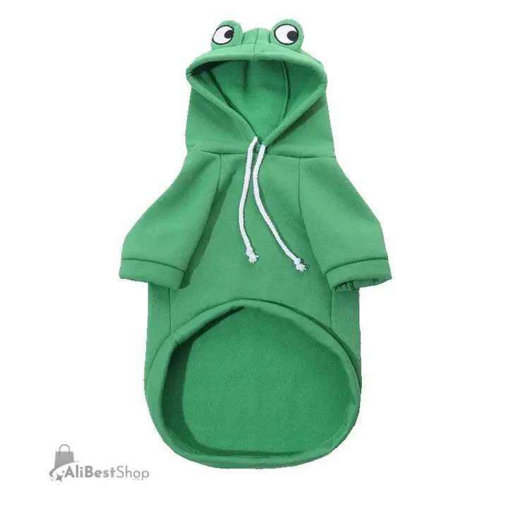 Pet Frog Hoodies for Small Dogs Cat