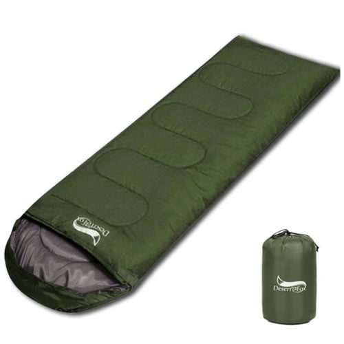 Desert&Fox Compact Sleeping Bag Ultralight Envelope 3 Season Sleeping Bags with Compression Sack for Camping Hiking Travelling