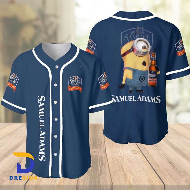 Samuel Adams Minion Baseball Jersey For Men And Women