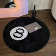 LAKEA Halloween 8 Ball Rug Indoor Home Decoration Spooky Halloween Gifts 8 Ball Accent Round Tufting Soft Rug Horror Movie Mat