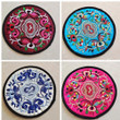 Chinese Style Cloth Embroidery Coasters Hot MilkInsulation Anti -HotPad Table Mats
