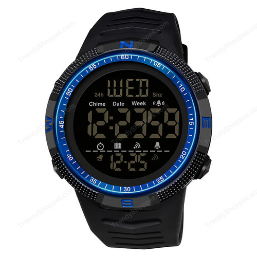 Military Sport Watch Mens Clock Fashion Brand SANDA Digital Wristwatch Shockproof Countdown Watches Waterproof Hour Bracelet