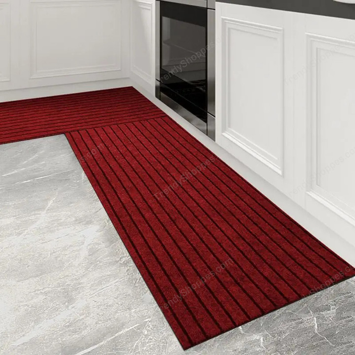 Anti Slip Kitchen Mat Floor Carpet DIY Absorb Oil Kitchen Rugs Doormat Long Hallway Runner Rug Bath Mat Entrance Easy To Clean
