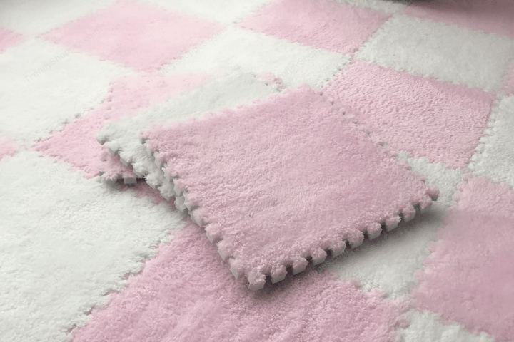 Soft Plush Children's Mat Baby Play Mat Baby Toys Eva Foam Puzzle Carpet In Children's Room Keep Warm Playmat
