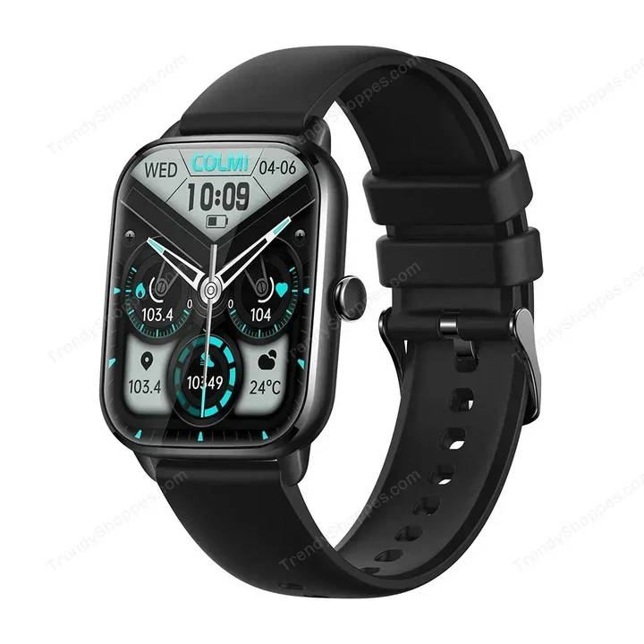 COLMI C61 Smartwatch 1.9 Inch Full Screen Bluetooth Calling Heart Rate Sleep Monitor 100 Sport Models Smart Watch For Men Women