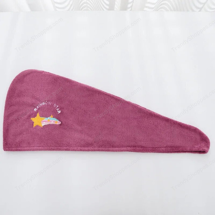 Women Soft Microfiber Towels Shower Cap Towel Bath Hats for Women Dry Hair Cap Quick Drying Soft for Lady Turban Head Girl Towel