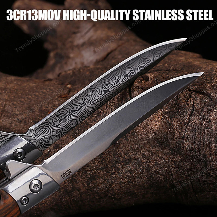 Stainless Steel Folding Knife Fillet Knife fishing boat fishing accessories with PP Handle Easy To Carry Camping Meat Cutting