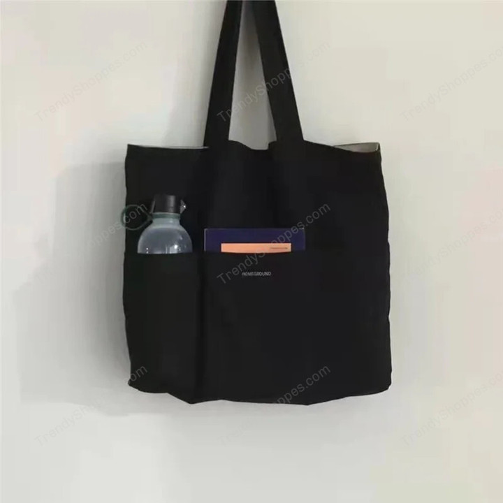 Women Tote Bag Aesthetic Solid Color Students Casual Handbag Shoulder Bag Large Capacity Oxford Reusable Shopping Beach Bag