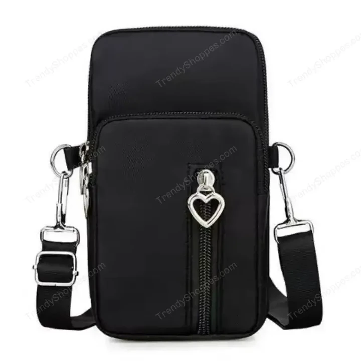 Bag New Mobile Phone Female ThreeLayer Mini ShoulderMessenger Wrist Change Key Storage Arm Bag