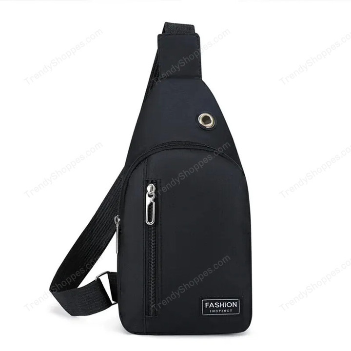 Chest Bag Men New Leisure Fashion Trend One Shoulder Chest Bag Outdoor Sports Multi Functional Crossbody Bag