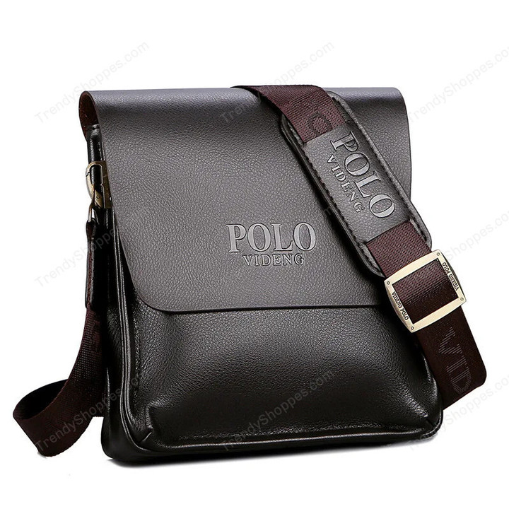 The leisure business single shoulder bag Polo vertical bag man trend inclined shoulder bag