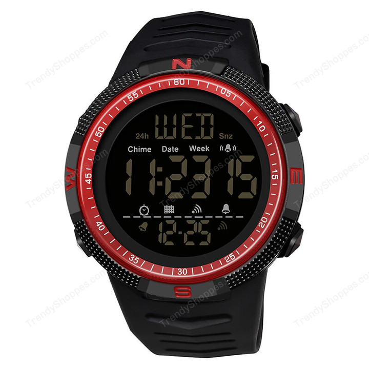 Military Sport Watch Mens Clock Fashion Brand SANDA Digital Wristwatch Shockproof Countdown Watches Waterproof Hour Bracelet