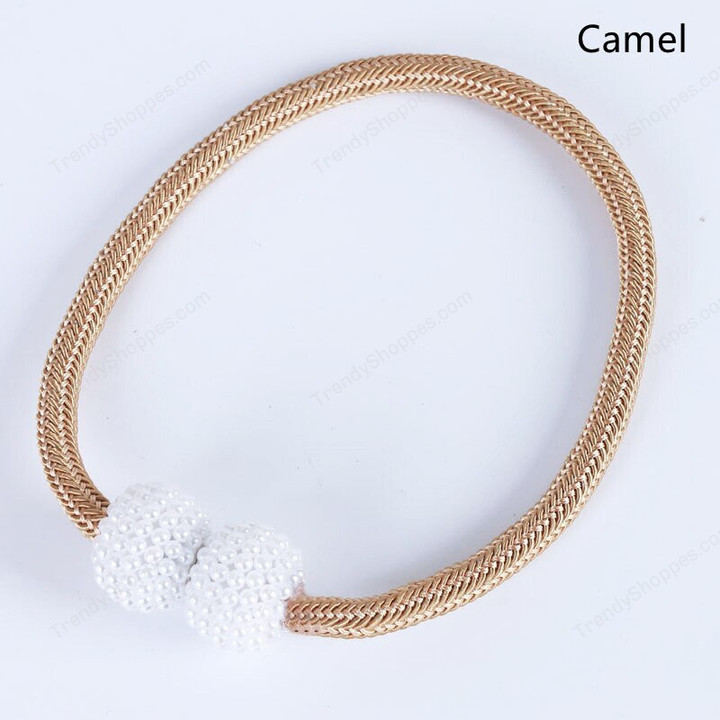 2PCS Pearl Magnetic Curtain Clip Curtain Holders Tie Back Buckle Clips Hanging Ball Buckle Tie Back Curtain Decor Accessories