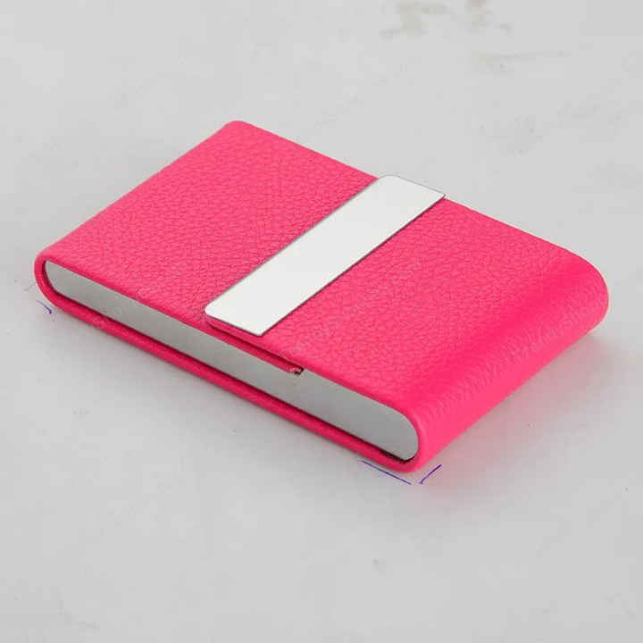 New Credit Card Holder Fashion Purse Anti-theft Case with Cover for Cards ID Smart Card Holder Fashion Women Men Mini Wallet
