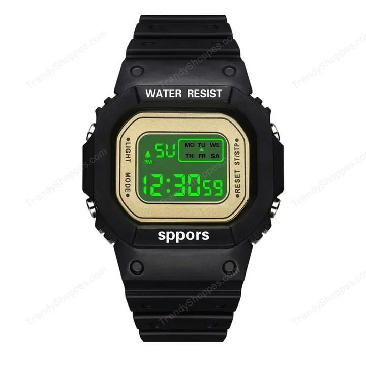 Luminous Sports Watch Waterproof Multifunctional Electronic Watch For Women Children Universal Digital Display Wristwatches