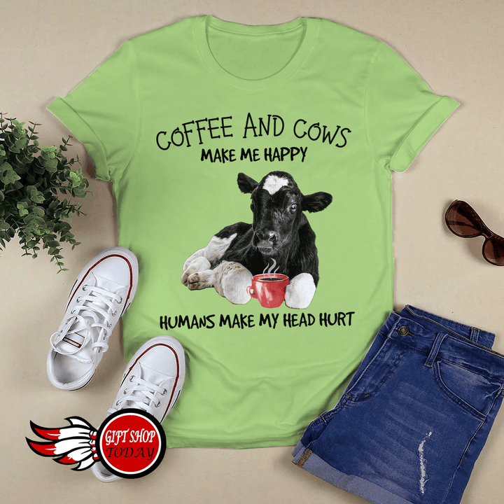 Coffee And Cow T-Shirt/Hoodie