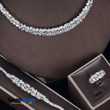 Hotsale African 4pcs Bridal Jewelry Sets New Fashion Dubai Jewelry Set For Women Wedding Party Accessories Design