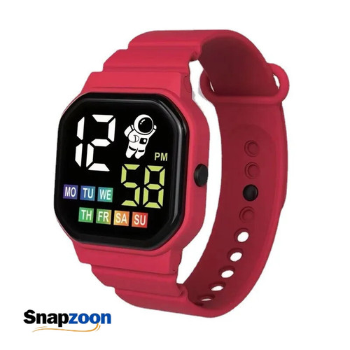 Waterproof Sports Watch For Kids Boy Girl Outdoor Silicone Strap Electronic Watches Children Students LED Digital Wristwatches
