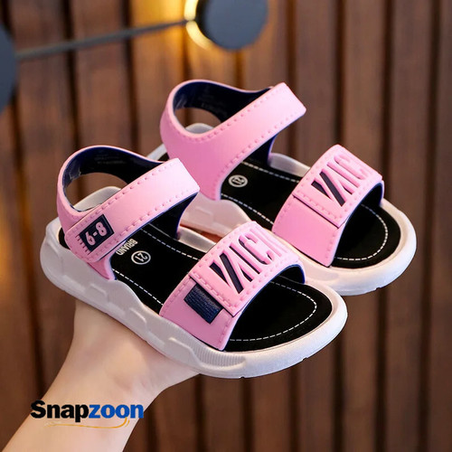 Children Sandals Students Non-slip Shoes Simple Generous Boys Girls Sandals Wear and Off Easy Soft Bottom Kids Casual Footwear