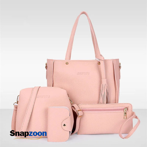 Woman Bag 2023 New Fashion Four-Piece Shoulder Bag Set Messenger Bag Wallet Handbag Bolsa Feminina Luxury Girls Messenger Bag