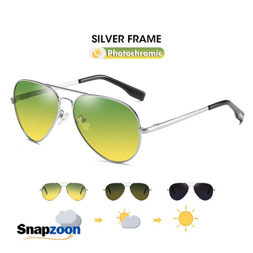 Photochromic Sunglasses Men Polarized Aviation Day Night Vision Glasses for Driving Women Anti-UV Goggle oculos de sol masculino