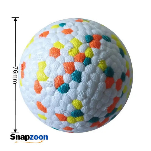 1pc Teething Pet Toy Dog Solid Toy Ball Interactive Dog Toy Light Popcorn Ball Dog Ball Light Chew Rubber Ball High Elastic Bite
