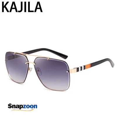 Square Rimless Sunglasses Men 2023 Luxury Brand Fashion Retro Frameless Sun Glasses For Women Vintage Eyewear Shades UV400