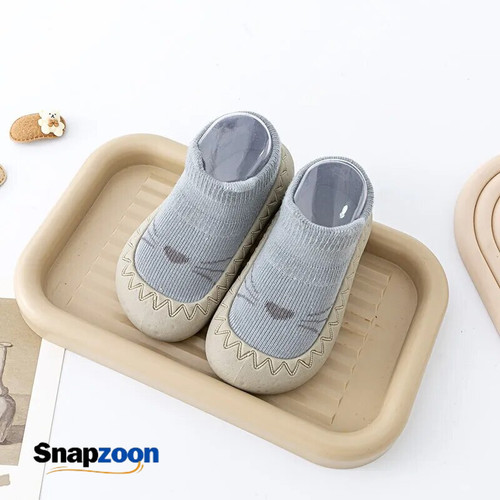 Baby Socks Shoes Baby Cute Cartoon Shoes Kids Boy Rubber Sole Child Floor Sneaker Toddler Girls First Walker Shoes For Newborns