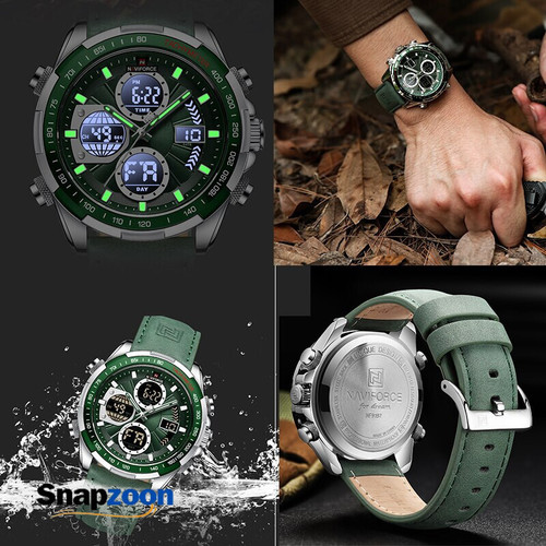 Fashion Military Watches for Men Luxury Original Sports Chronograph Watch ​Waterproof Quartz Clock Digital WristWatch