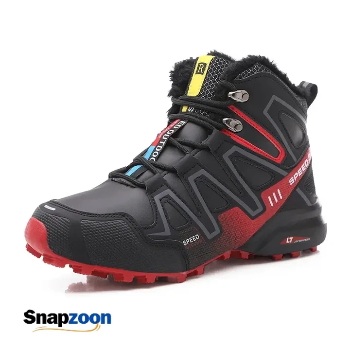 Outdoor snow boots for men and women 2023 winter large size warm thick waterproof non-slip cotton shoes winter hiking shoes