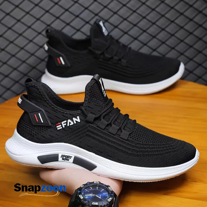 New White Men's Sneakers High Quality Shoes For Men Mesh Breathable Summer Casual Walking Sneaker Tenis Zapatillas Hombre