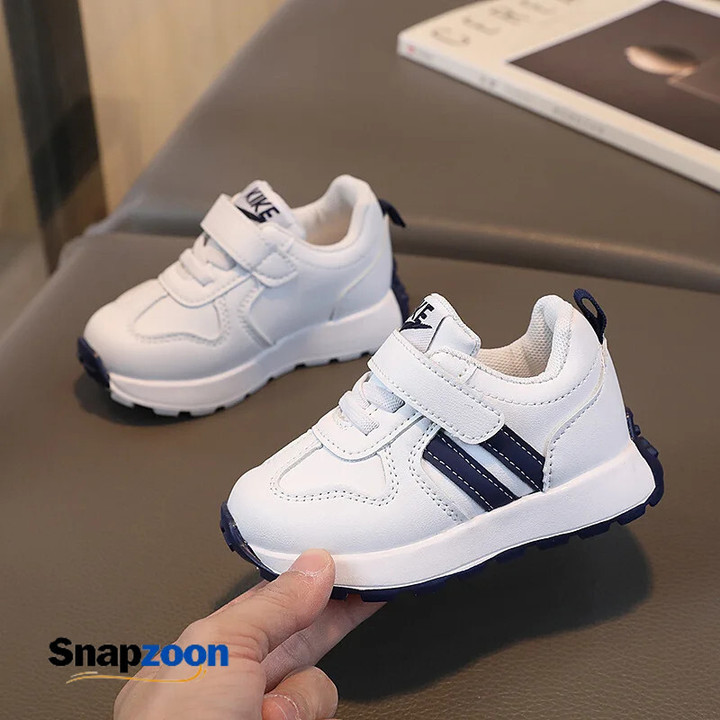 2024 Spring New Kids Casual Sneakers Children Breathable Light Soft Outdoor Running Shoes Boys Tenis Non-slip Sports White Shoes
