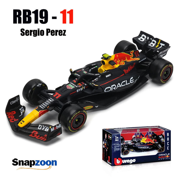 Bburago 1:43 NEW 2023 F1 Red Bull Racing RB19 1# Verstappen 11# Perez Special Paint Formula One Alloy Super Toy Car Model