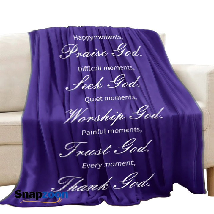 Christian Gifts for Women,Religious Gifts for Mom Catholic Bible Verse Blanket Scriptures Religious Soft Birthday Throw Blanket